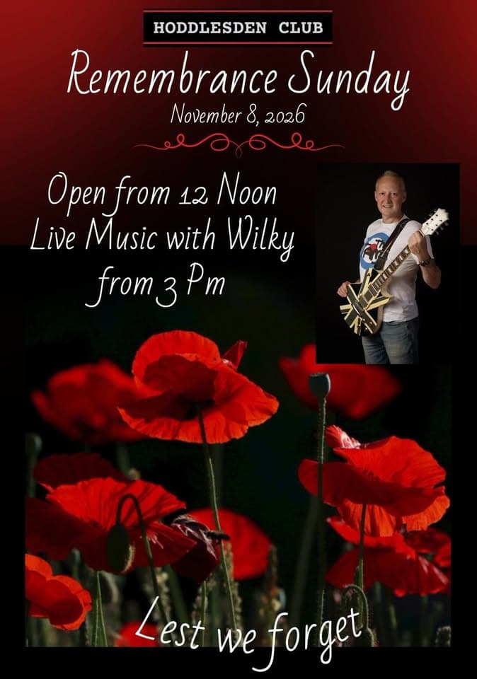 Remembrance Sunday with Wilky