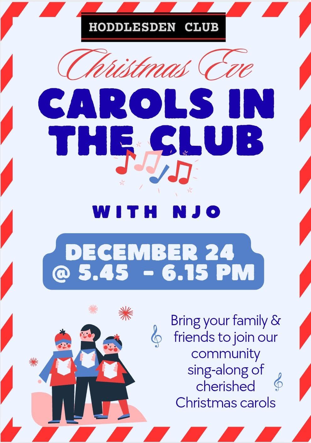 Christmas Eve Carol's in the Club with NJO